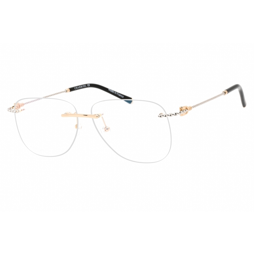 NWT Charriol PC75099-C03 58mm Shiny Gold Eyeglasses